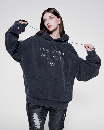 RAF VALOIS 24SS SNOW Printed Loose Hoodie