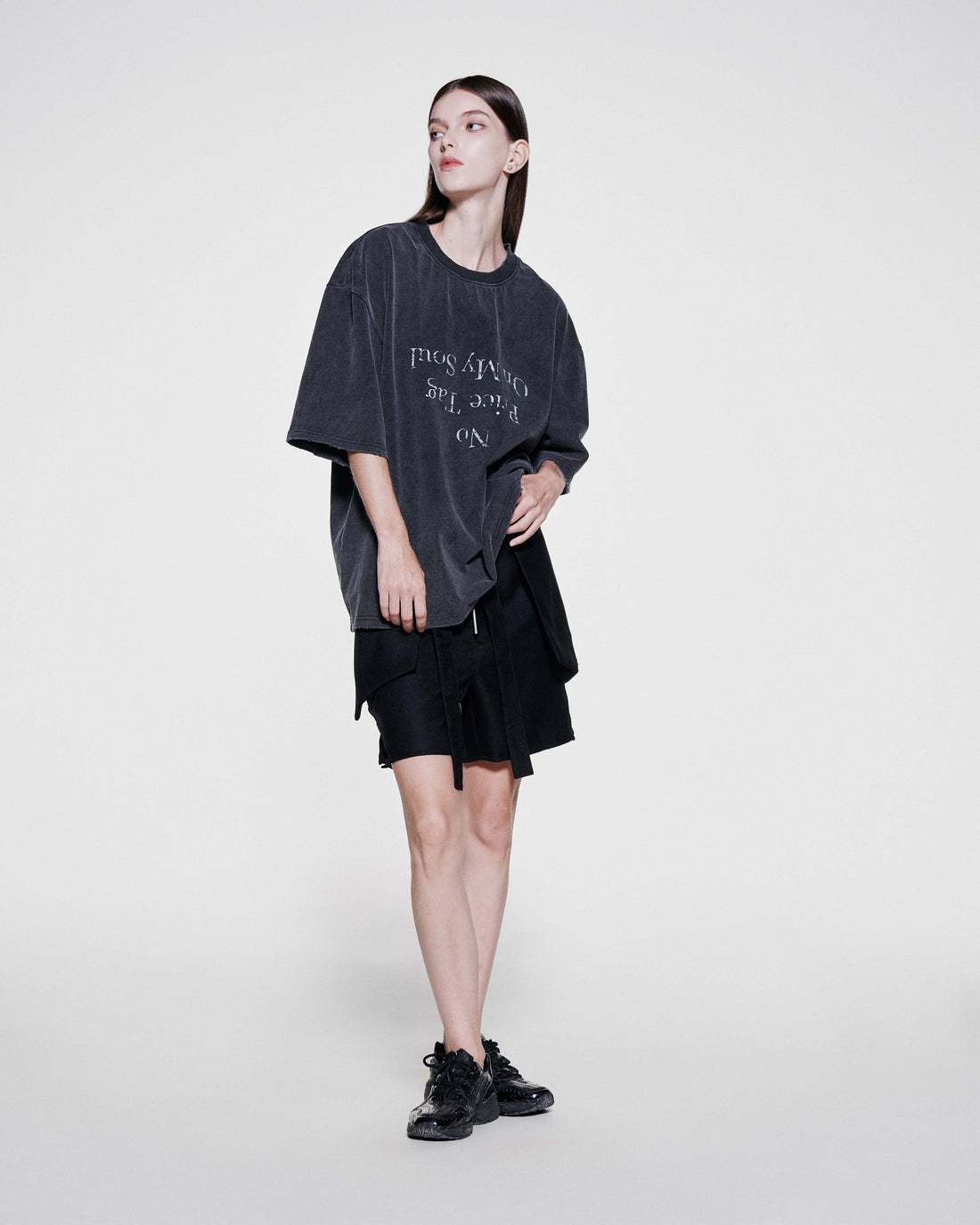 RAF VALOIS 24SS SNOW Printed Loose Casual T-shirt